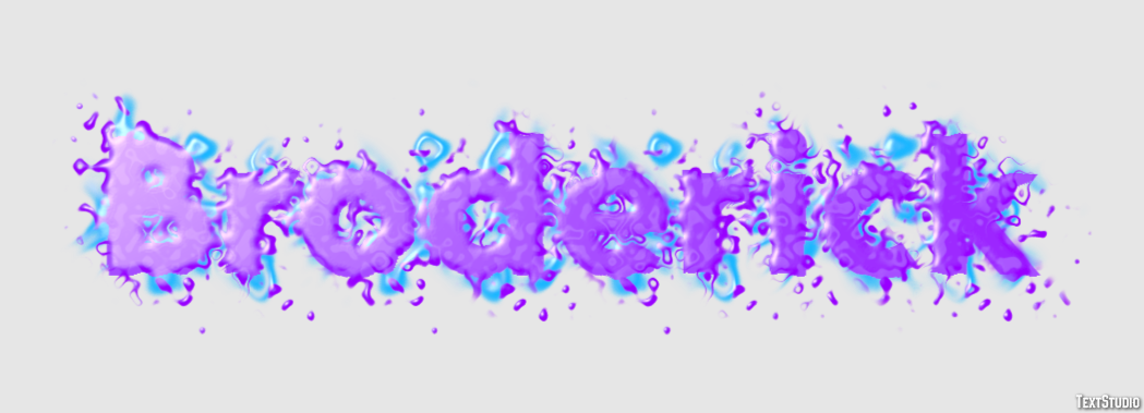 Broderick Text Effect