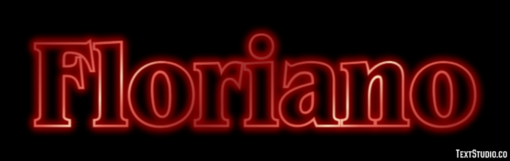 Floriano Effetto testo