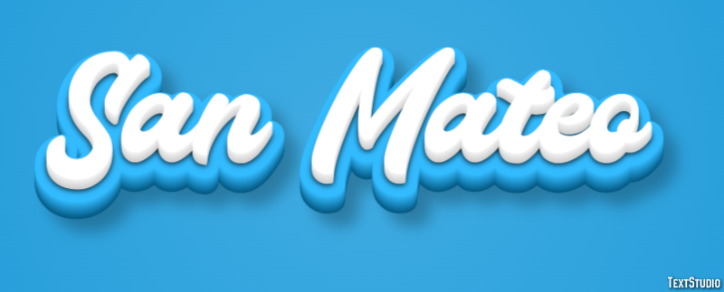 San Mateo Effet de Texte