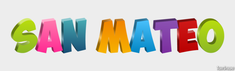 San Mateo Effet de Texte