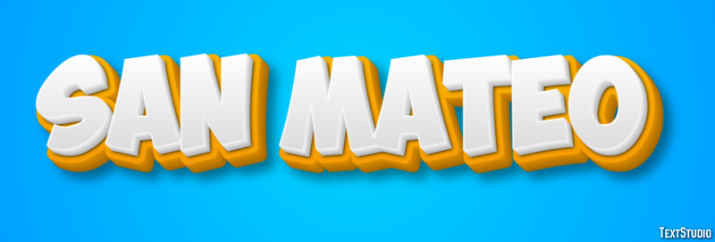 San Mateo Effet de Texte