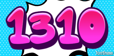 1310 Text effect