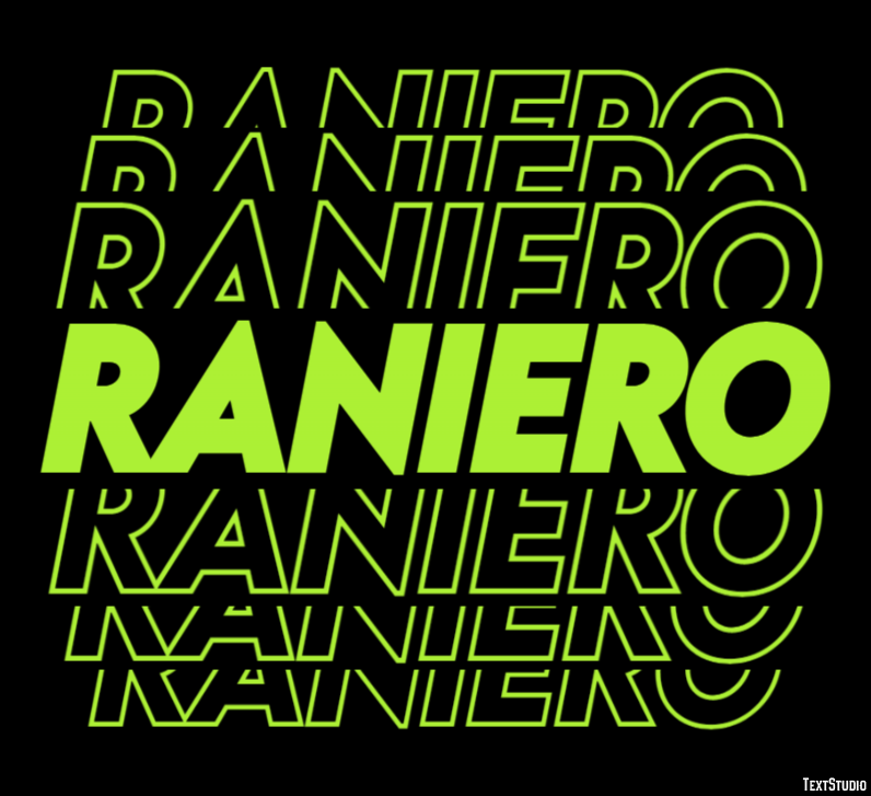 Raniero Effet de Texte