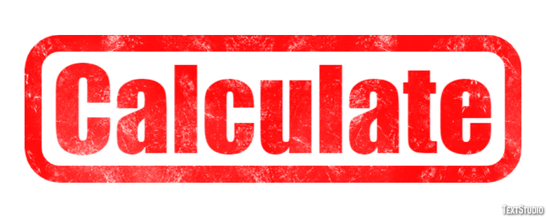 Calculate Text effect