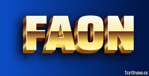Faon Effet de texte