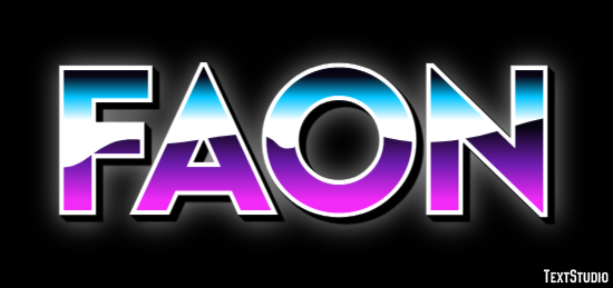 Faon Effet de texte