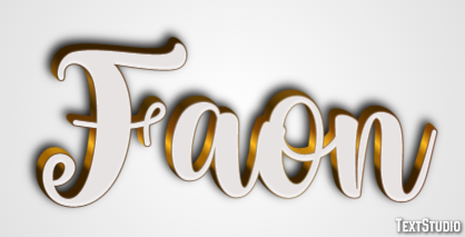 Faon Эффект текста