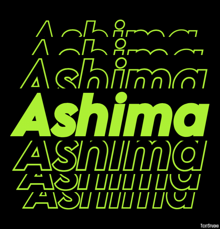 Ashima Text Effect