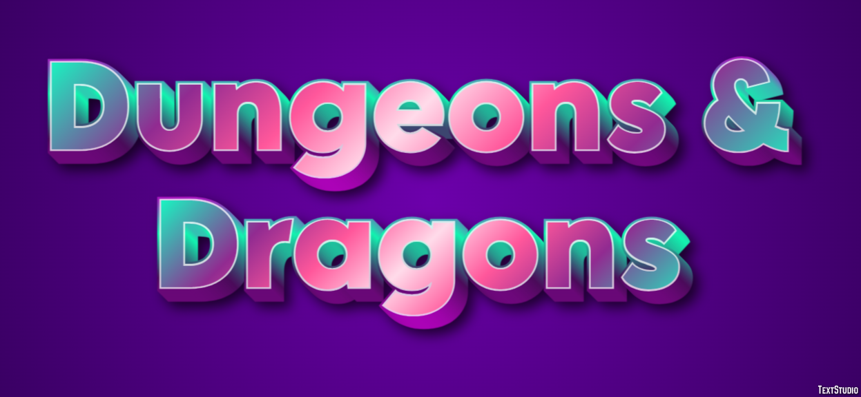 Dungeons & Dragons Effetto testo