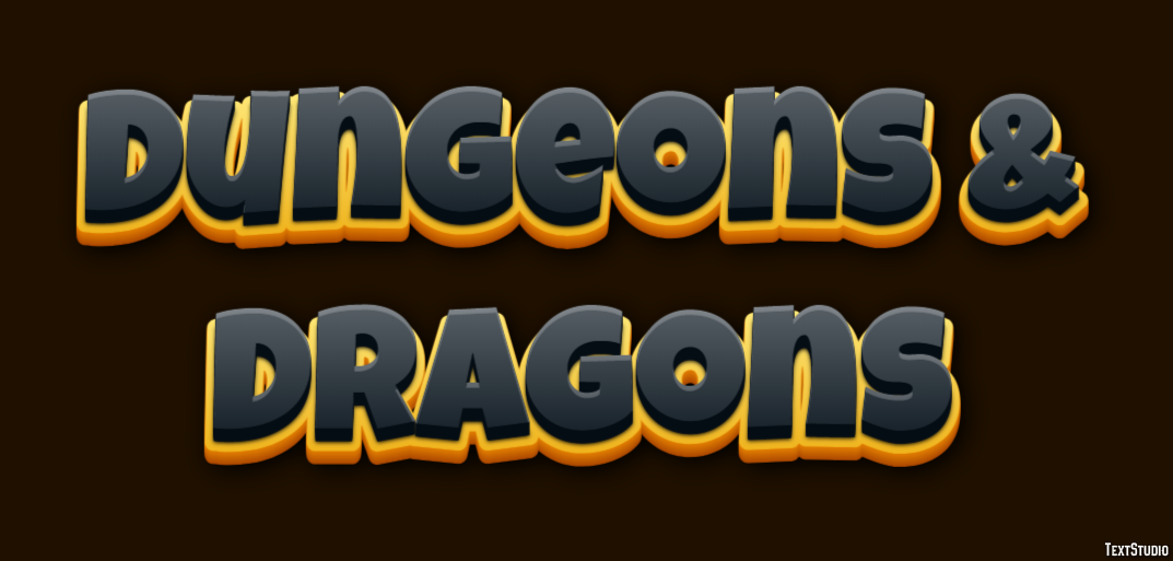 Dungeons & Dragons Effetto testo
