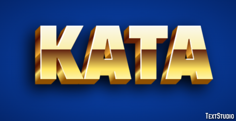 Kata Text effect