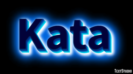Kata Text effect