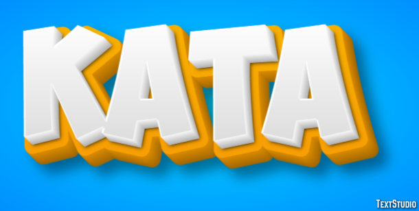 Kata Text Effect