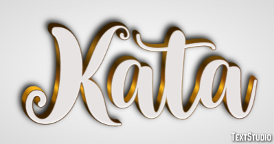 Kata Text effect