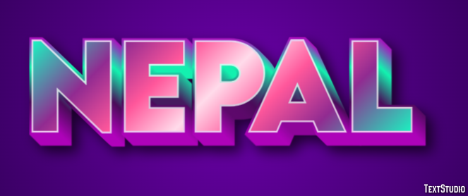Nepal Text Effect