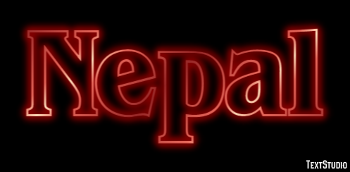 Nepal Effet de texte