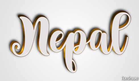 Nepal Text Effect
