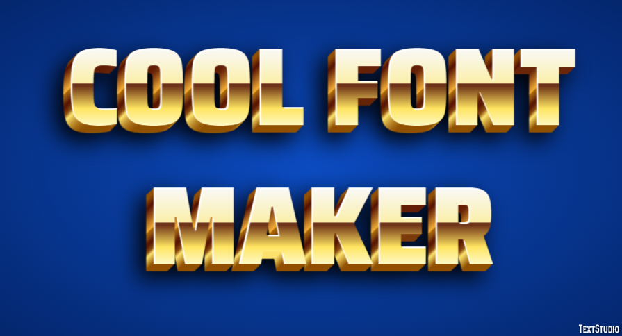 Cool Font Maker Эффект текста