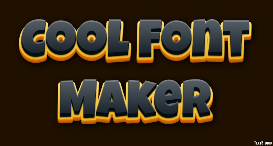 Cool Font Maker Эффект текста