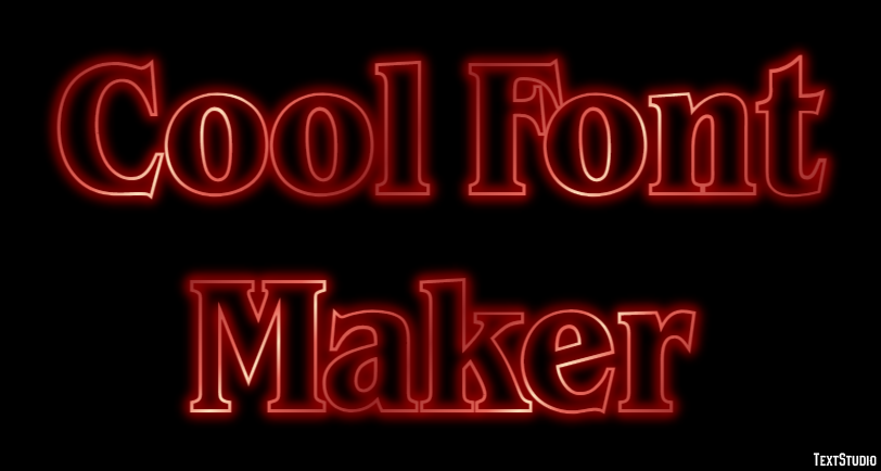 Cool Font Maker Эффект текста