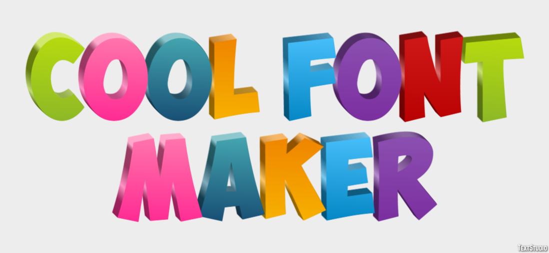 Cool Font Maker Эффект текста