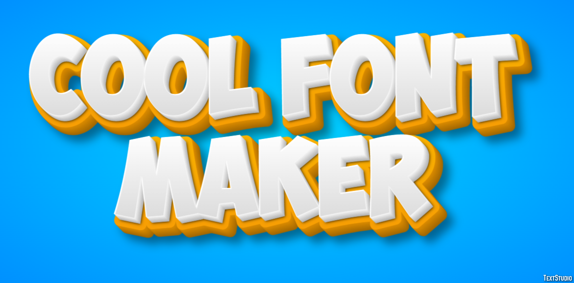 Cool Font Maker Эффект текста