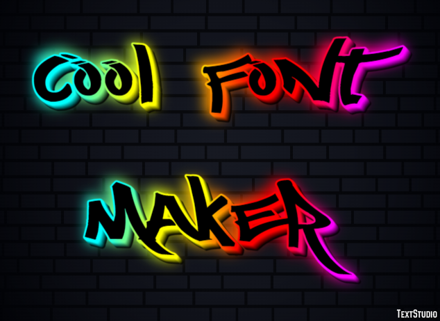 Cool Font Maker Эффект текста