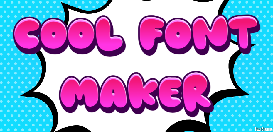 Cool Font Maker Эффект текста
