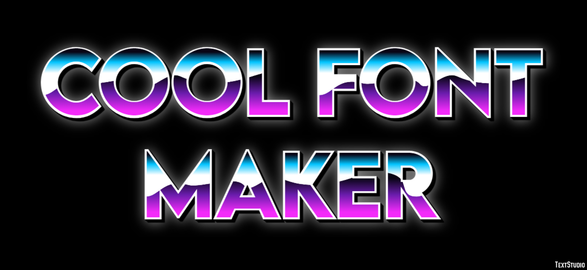 Cool Font Maker Эффект текста