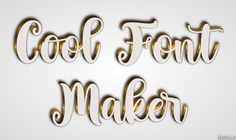 Cool Font Maker Эффект текста