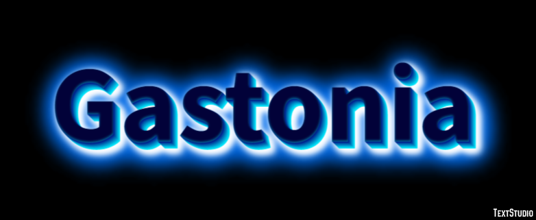 Gastonia Efecto de Texto
