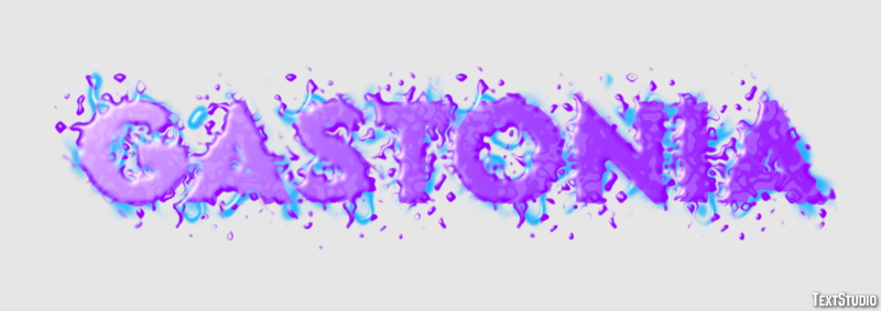 Gastonia Efekt tekstowy