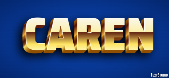 Caren Text Effect