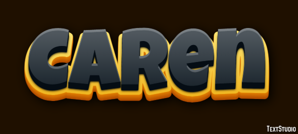 Caren Text Effect