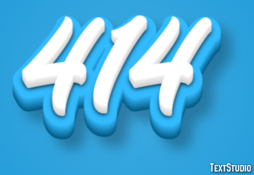 414 Text Effect