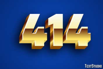 414 Text Effect