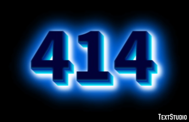 414 Text Effect