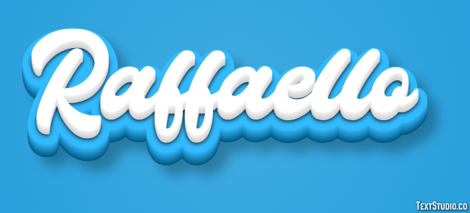 Raffaello Effetto testo