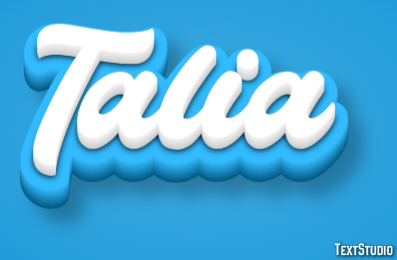 Talia Efecto de Texto