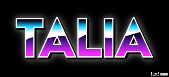 Talia Efecto de Texto