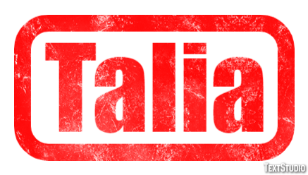 Talia Efecto de texto