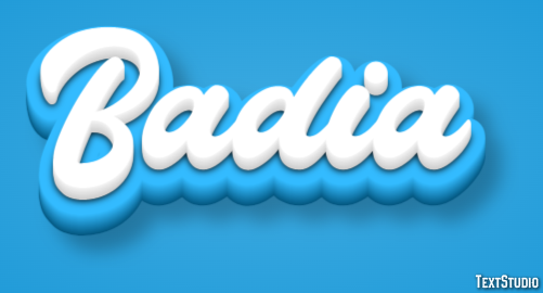 Badia Text Effect