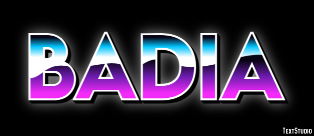 Badia Text Effect