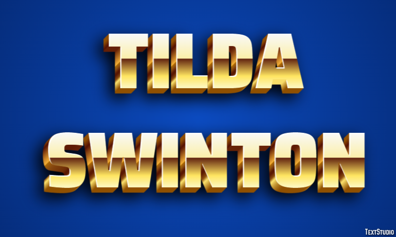 Tilda Swinton Efeito do texto