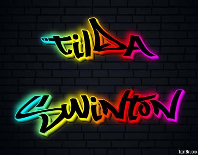 Tilda Swinton Efekt tekstowy