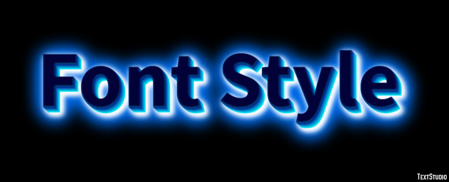Font Style Metin Efekti