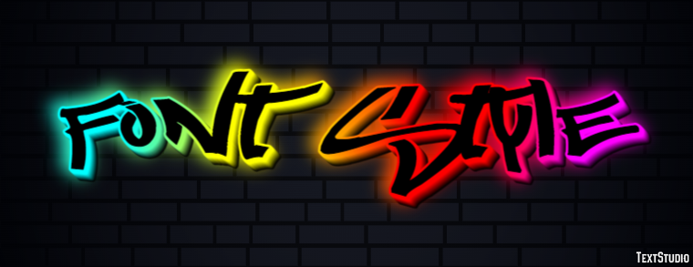 Font Style Metin Efekti