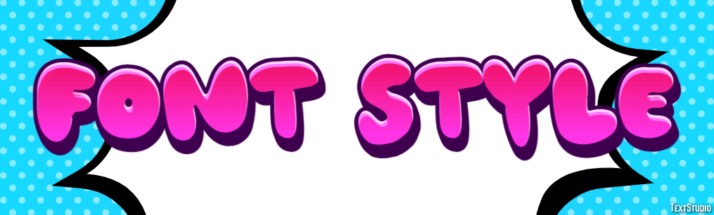 Font Style Metin Efekti