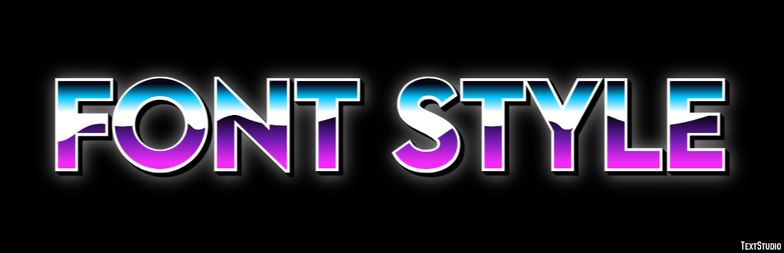 Font Style Metin Efekti