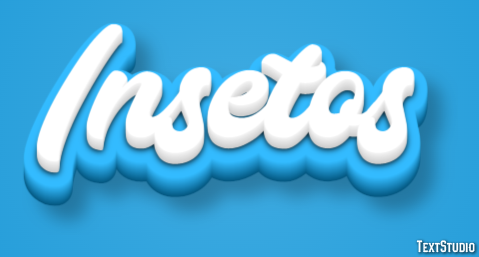 Insetos Efecto de Texto